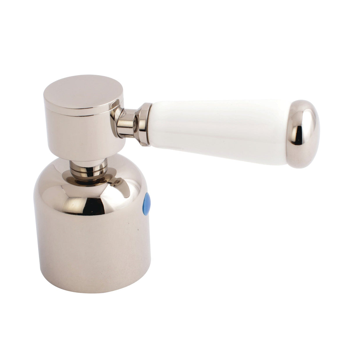 Paris KBH8966DPLC Cold Porcelain Lever Handle, Polished Nickel
