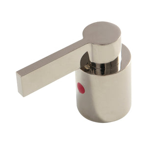 NuvoFusion KBH8966NDLH Hot Metal Lever Handle, D Type, Polished Nickel