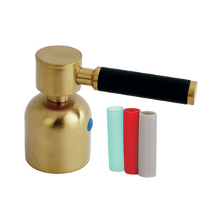 Kaiser KBH8967DKLC Cold Metal Lever Handle, Brushed Brass