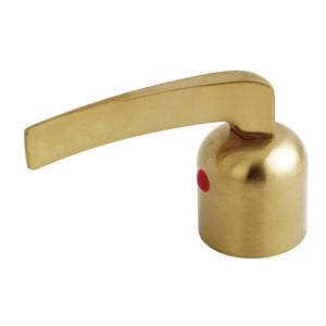 Centurion KBH8967EFLH Hot Metal Lever Handle, Brushed Brass