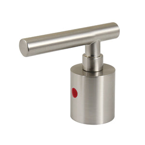 Manhattan KBH8968CMLH Hot Metal Lever Handle, D Type, Brushed Nickel
