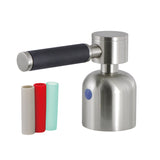 Kaiser KBH8968DKLC Cold Metal Lever Handle, Brushed Nickel