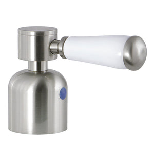 Paris KBH8968DPLC Cold Porcelain Lever Handle, Brushed Nickel