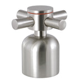 Concord KBH8968DXH Hot Metal Cross Handle, Brushed Nickel