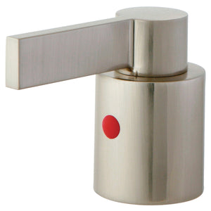 NuvoFusion KBH8968NDLH Hot Metal Lever Handle, D Type, Brushed Nickel