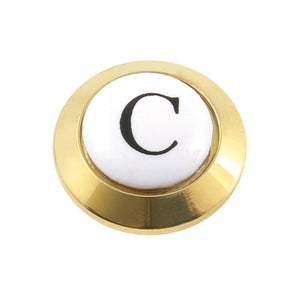 KBHI1602AXC Cold Handle Index Button, Polished Brass