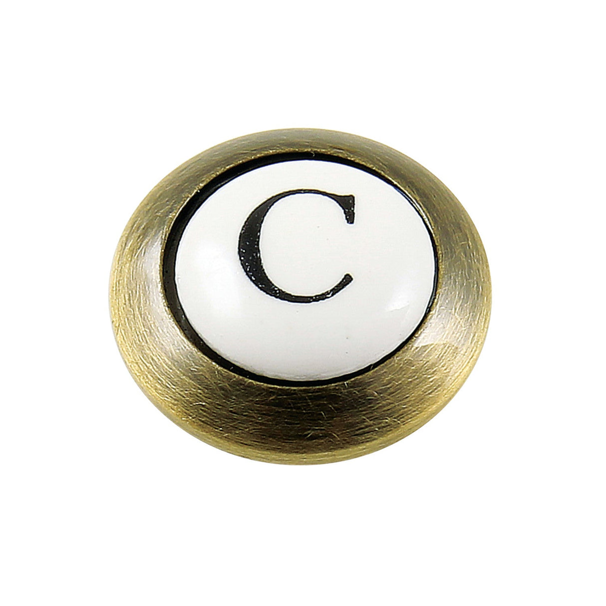 KBHI1603AXC Cold Handle Index Button, Antique Brass