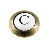KBHI1603AXC Cold Handle Index Button, Antique Brass