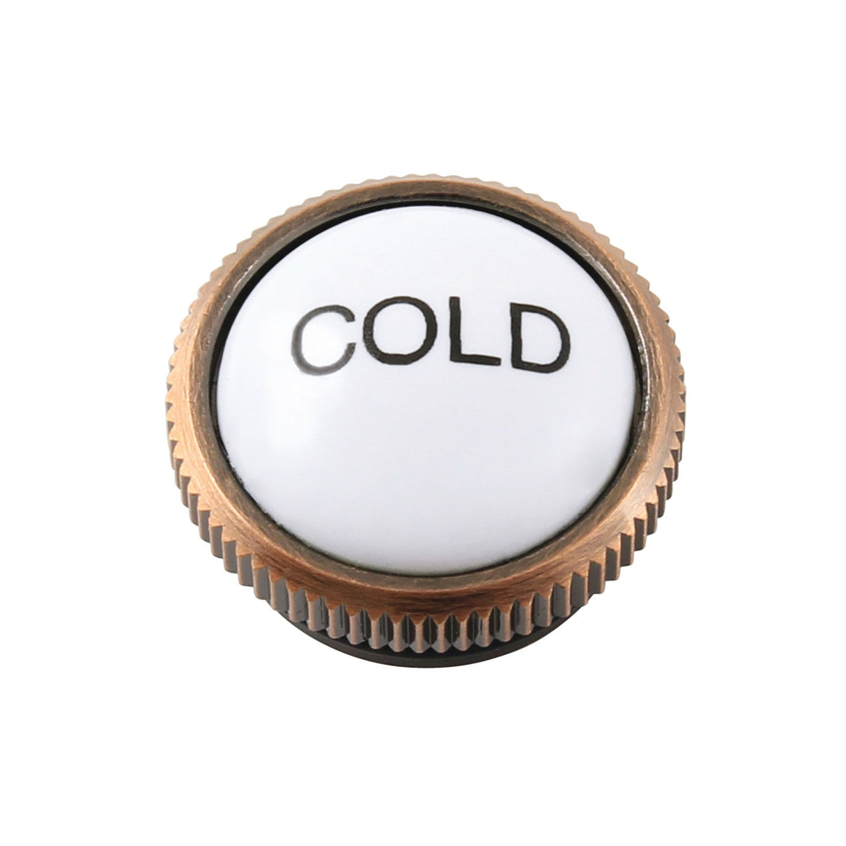 KBHI179AXACC Cold Handle Index Button, Antique Copper