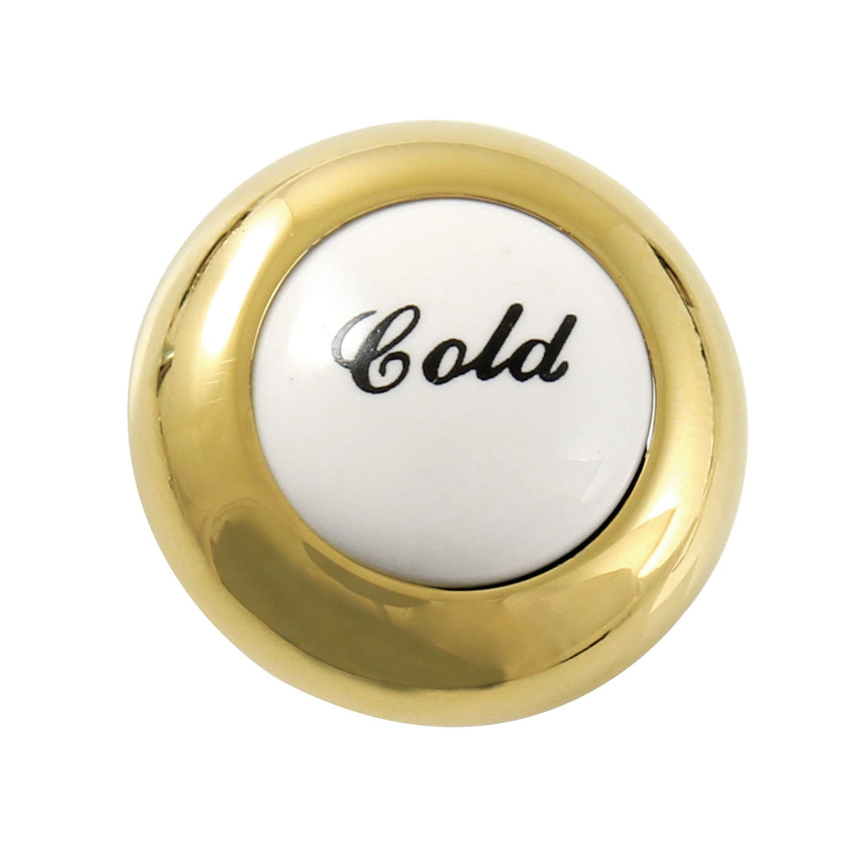 KBHI4462BXC Cold Handle Index Button, Polished Brass