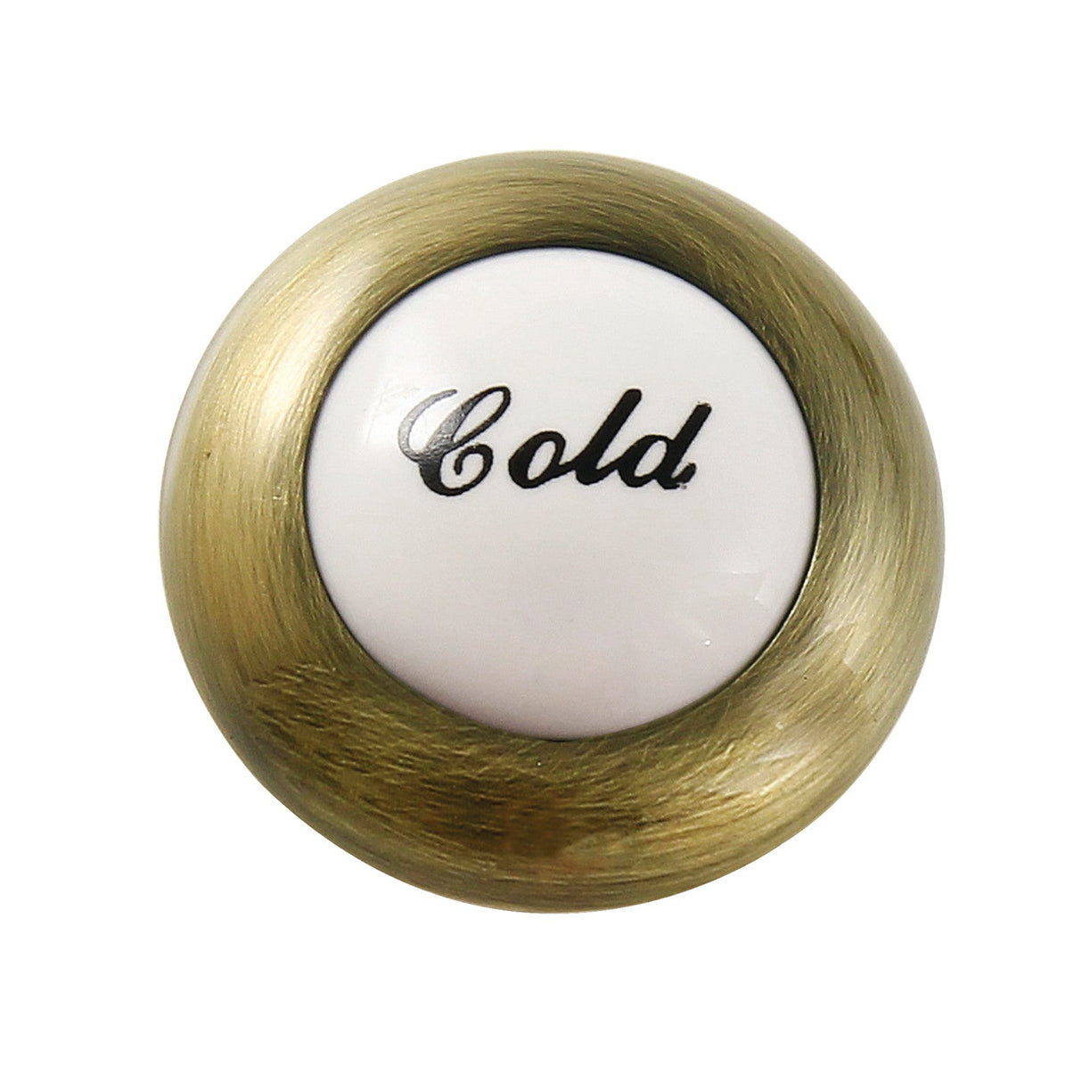KBHI4463BXC Cold Handle Index Button, Antique Brass