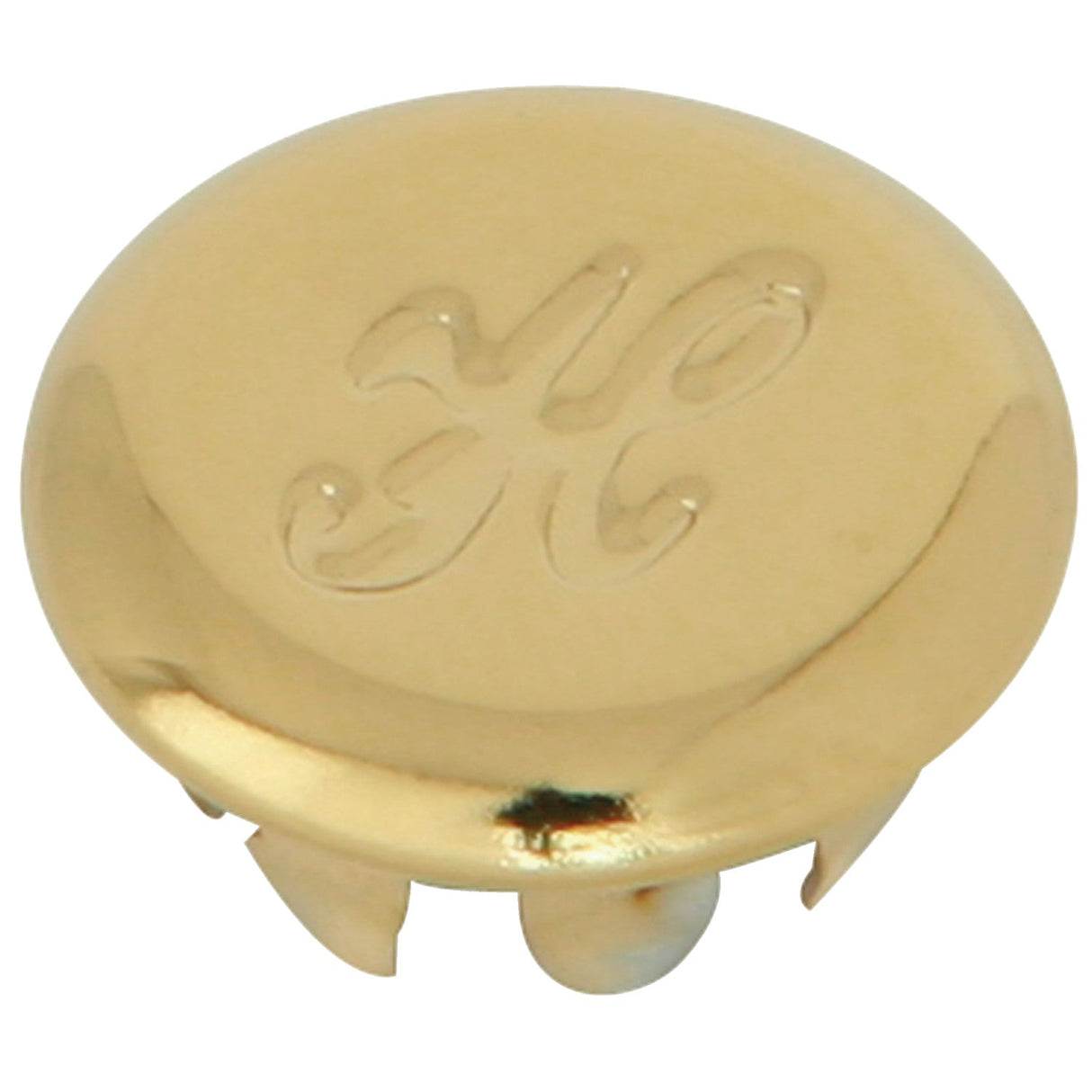 KBHI602ALH Hot Handle Index Button, Polished Brass