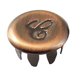 KBHI606ALC Cold Handle Index Button, Antique Copper