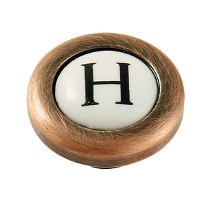 Kingston KBHI726PXH Hot Handle Index Button, Antique Copper