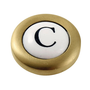 Kingston KBHI727PXSBC Cold Handle Index Button, Brushed Brass