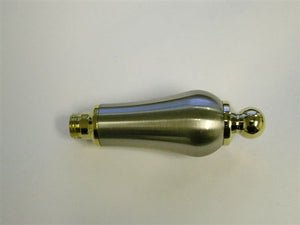 KBHT1609AL Handle Insert, Brushed Nickel/Polished Brass