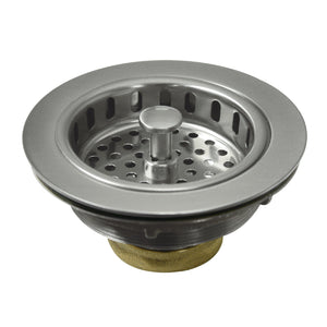 Made To Match KBS1008 3-1/2 Inch Kitchen Sink Basket Strainer Only, Brushed Nickel