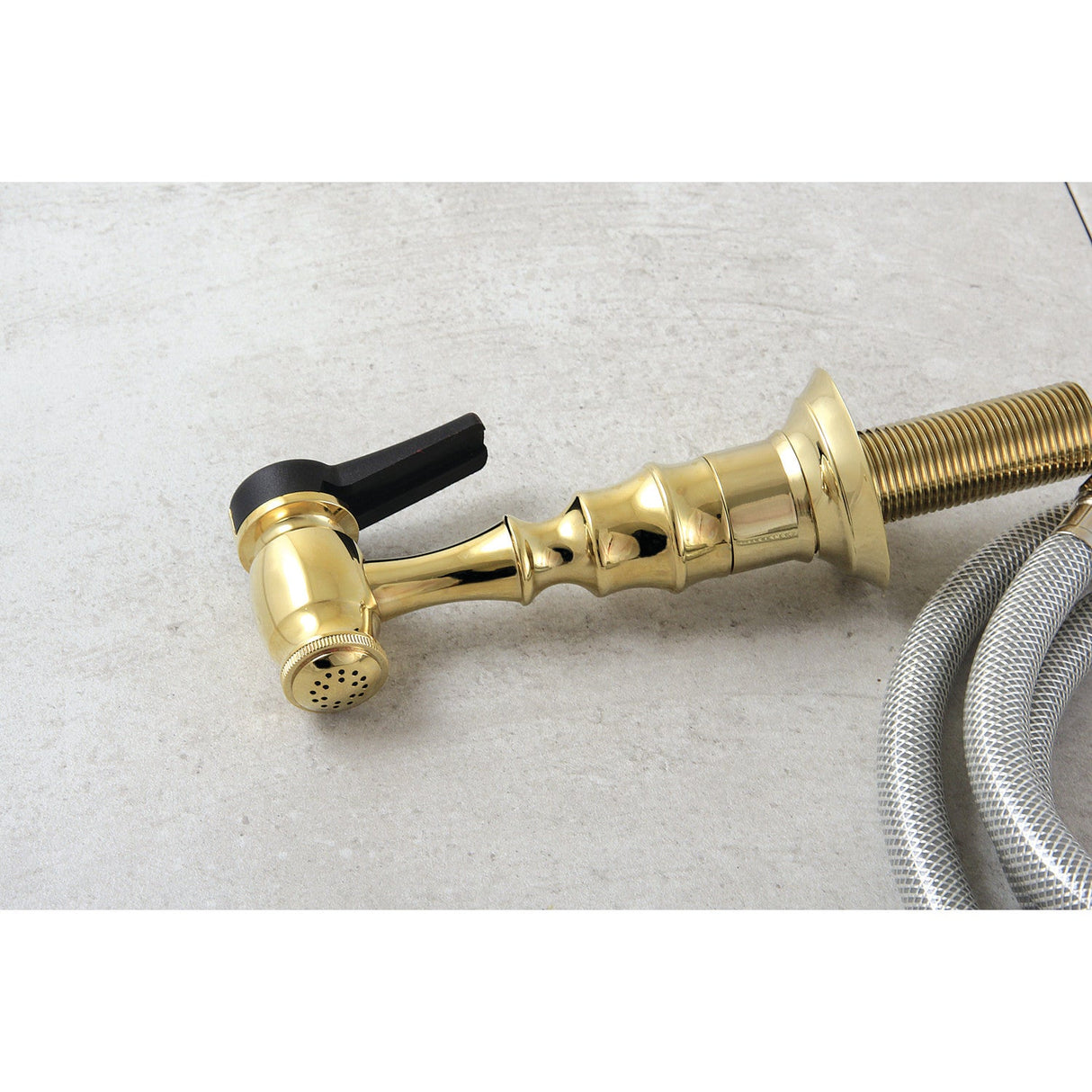Made To Match KBSPR12 Brass Kitchen Faucet Side Sprayer, Polished Brass