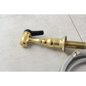 Made To Match KBSPR12 Brass Kitchen Faucet Side Sprayer, Polished Brass