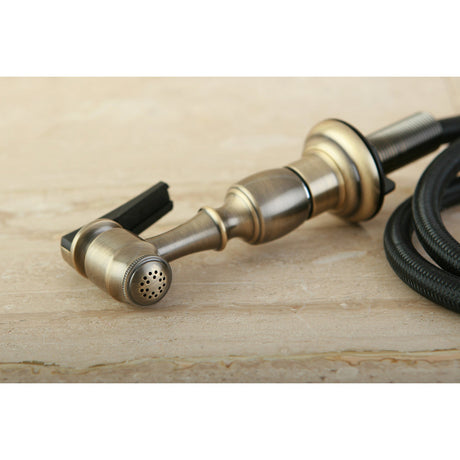Made To Match KBSPR3 Brass Kitchen Faucet Side Sprayer, Antique Brass