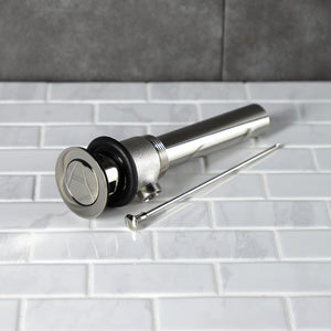 Made To Match KBT2126 Brass Pop-Up Bathroom Sink Drain with Overflow, 22 Gauge, Polished Nickel