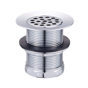 Seattle KBU1001 2-Inch Brass Grid Bar/Utility Sink Basket Strainer, Polished Chrome