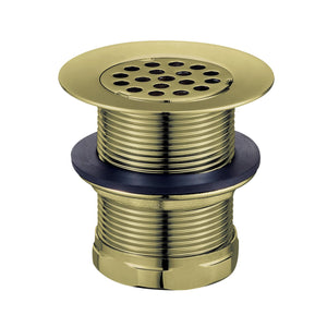 Seattle KBU1003 2-Inch Brass Grid Bar/Utility Sink Basket Strainer, Antique Brass