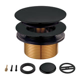Eugene KBU2000 Toe Touch Tub Drain Conversion Kit, Matte Black