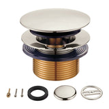 Eugene KBU2006 Toe Touch Tub Drain Conversion Kit, Polished Nickel