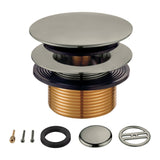Eugene KBU2008 Toe Touch Tub Drain Conversion Kit, Brushed Nickel