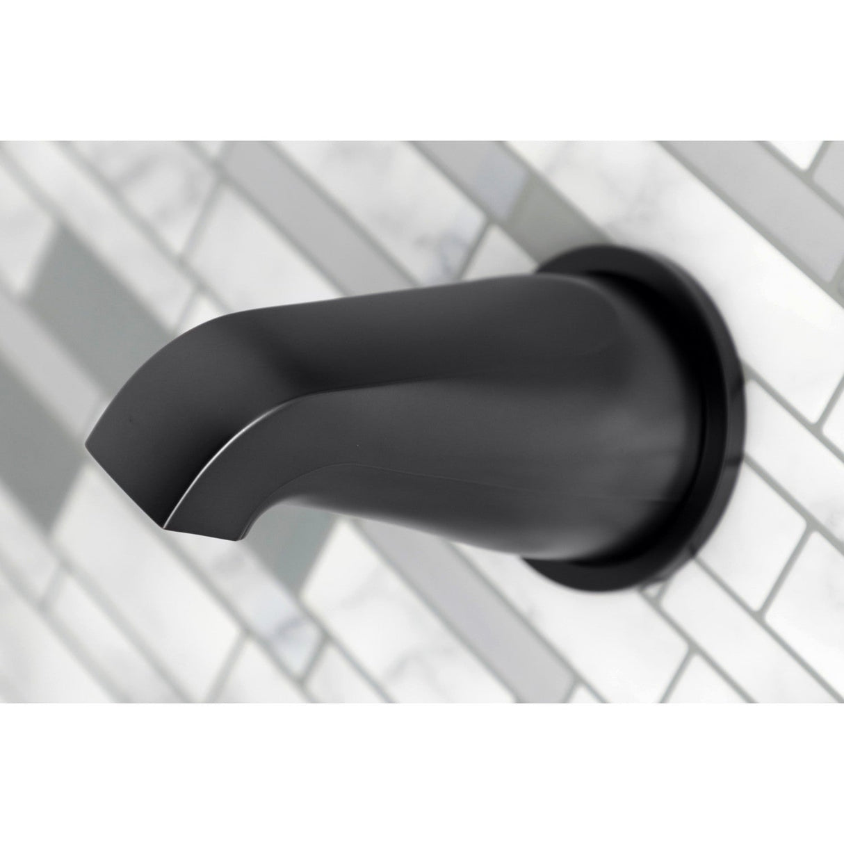 Metropolitan KBX8130BX Three-Handle 5-Hole Wall Mount Tub and Shower Faucet, Matte Black