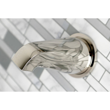 Metropolitan KBX8136BX Three-Handle 5-Hole Wall Mount Tub and Shower Faucet, Polished Nickel