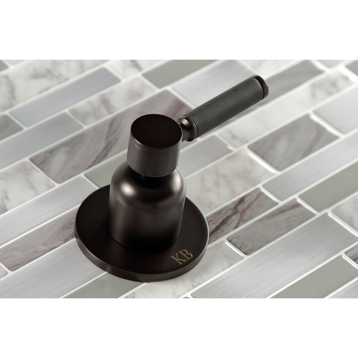 Kaiser KBX8145DKL Two-Handle 4-Hole Wall Mount Tub and Shower Faucet, Oil Rubbed Bronze