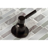 Concord KBX8145DL Two-Handle 4-Hole Wall Mount Tub and Shower Faucet, Oil Rubbed Bronze