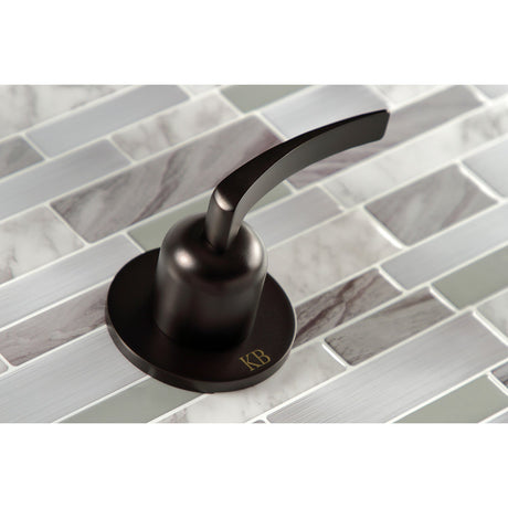 Centurion KBX8145EFL Two-Handle 4-Hole Wall Mount Tub and Shower Faucet, Oil Rubbed Bronze