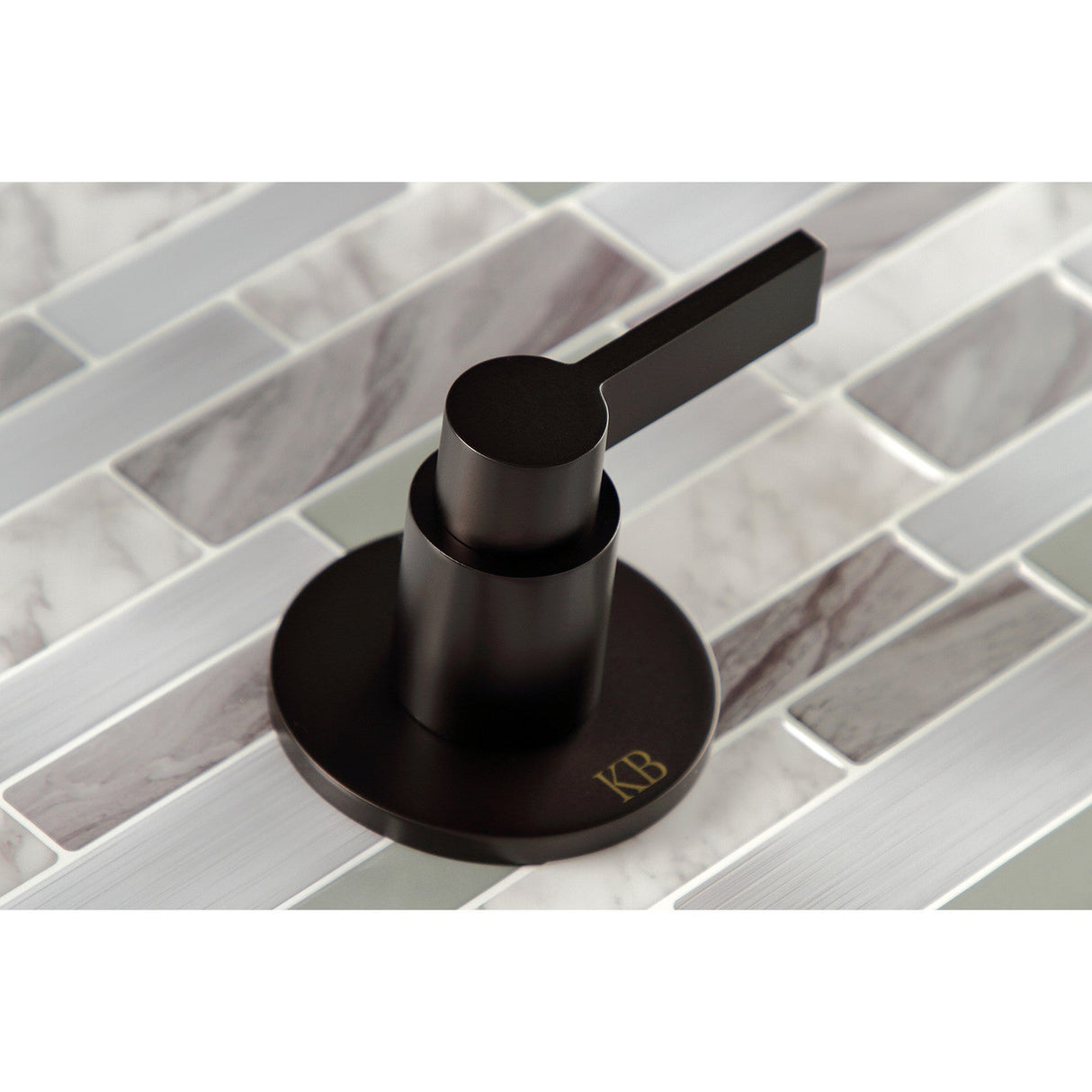 NuvoFusion KBX8145NDL Two-Handle 4-Hole Wall Mount Tub and Shower Faucet, Oil Rubbed Bronze