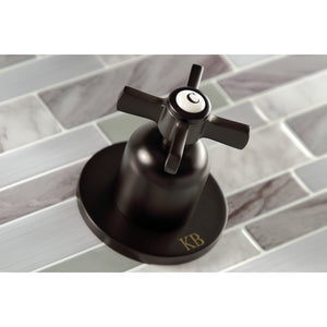 Millennium KBX8145ZX Two-Handle 4-Hole Wall Mount Tub and Shower Faucet, Oil Rubbed Bronze