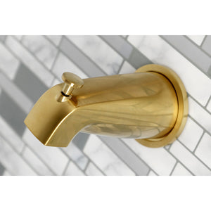 Metropolitan KBX8147BX Two-Handle 4-Hole Wall Mount Tub and Shower Faucet, Brushed Brass