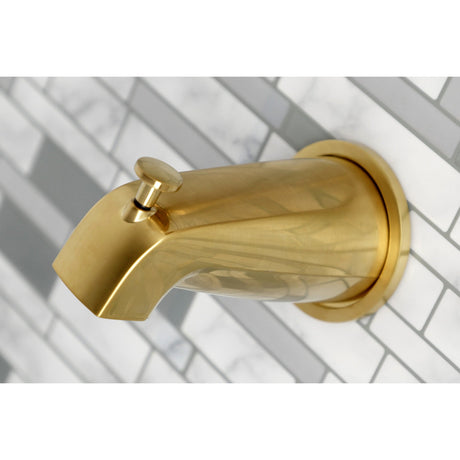 Metropolitan KBX8147BX Two-Handle 4-Hole Wall Mount Tub and Shower Faucet, Brushed Brass