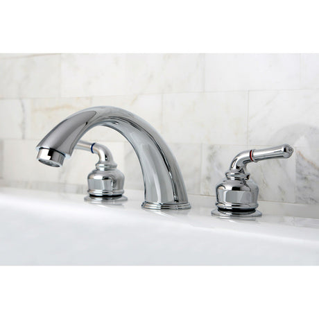 Magellan KC361 Two-Handle 3-Hole Deck Mount Roman Tub Faucet, Polished Chrome