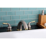 Magellan KC369 Two-Handle 3-Hole Deck Mount Roman Tub Faucet, Brushed Nickel/Polished Brass