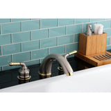 Magellan KC369 Two-Handle 3-Hole Deck Mount Roman Tub Faucet, Brushed Nickel/Polished Brass