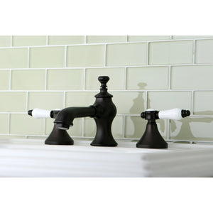 Bel-Air KC7065BPL Two-Handle 3-Hole Deck Mount Widespread Bathroom Faucet with Brass Pop-Up, Oil Rubbed Bronze