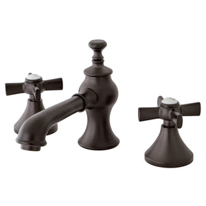 Millennium KC7065ZX Two-Handle 3-Hole Deck Mount Widespread Bathroom Faucet with Brass Pop-Up, Oil Rubbed Bronze