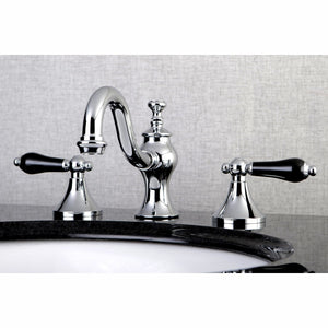 Duchess KC7161PKL Two-Handle 3-Hole Deck Mount Widespread Bathroom Faucet with Brass Pop-Up, Polished Chrome