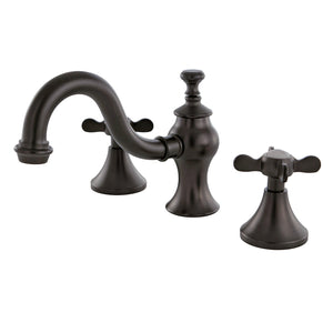 Essex KC7165BEX Two-Handle 3-Hole Deck Mount Widespread Bathroom Faucet with Brass Pop-Up, Oil Rubbed Bronze