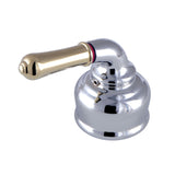 KCH364H Hot Metal Lever Handle, Polished Chrome/Polished Brass