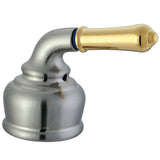 KCH369C Cold Metal Lever Handle, Brushed Nickel/Polished Brass
