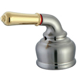 KCH369H Hot Metal Lever Handle, Brushed Nickel/Polished Brass