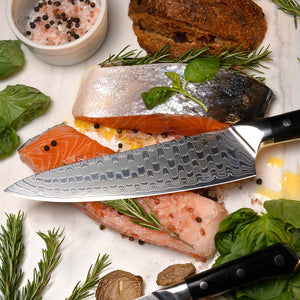 ZLINE 8 in. Professional Japanese Damascus Steel Chef Knife (KCKT-JD)
